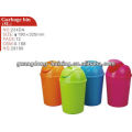 HaiXing most practical plastic waste bin with cat pattern 8L